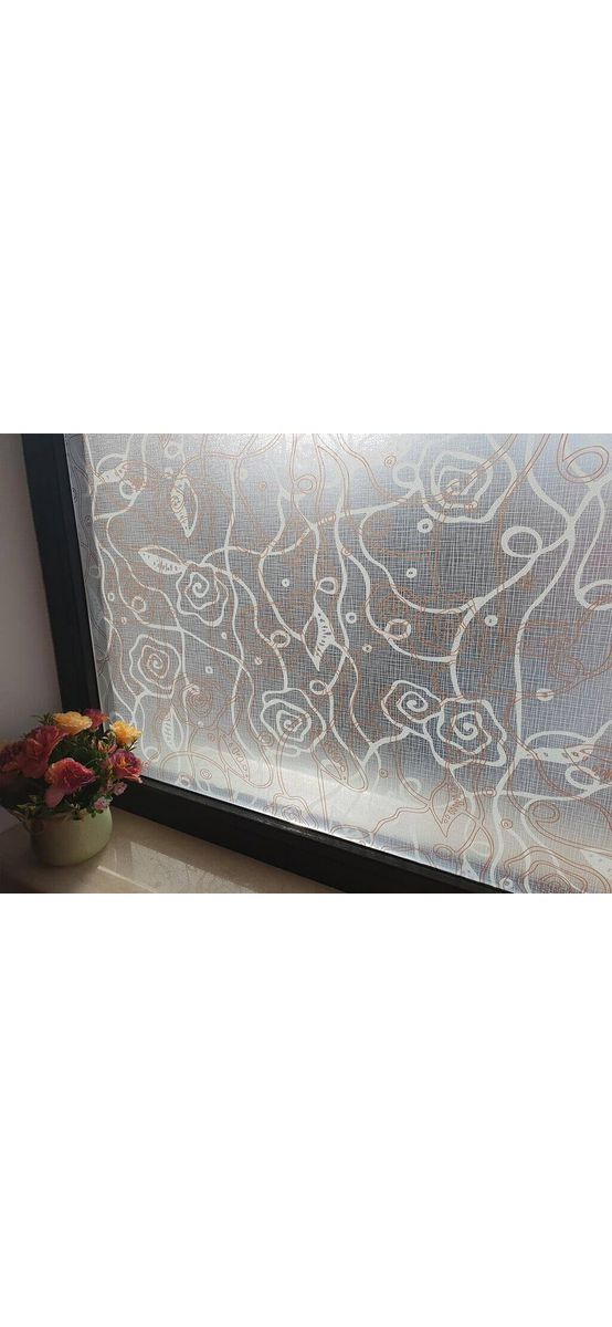 Folie geam autoadezivă Dream, Folina, imprimeu geometric, multicolor, lățime 90 cm