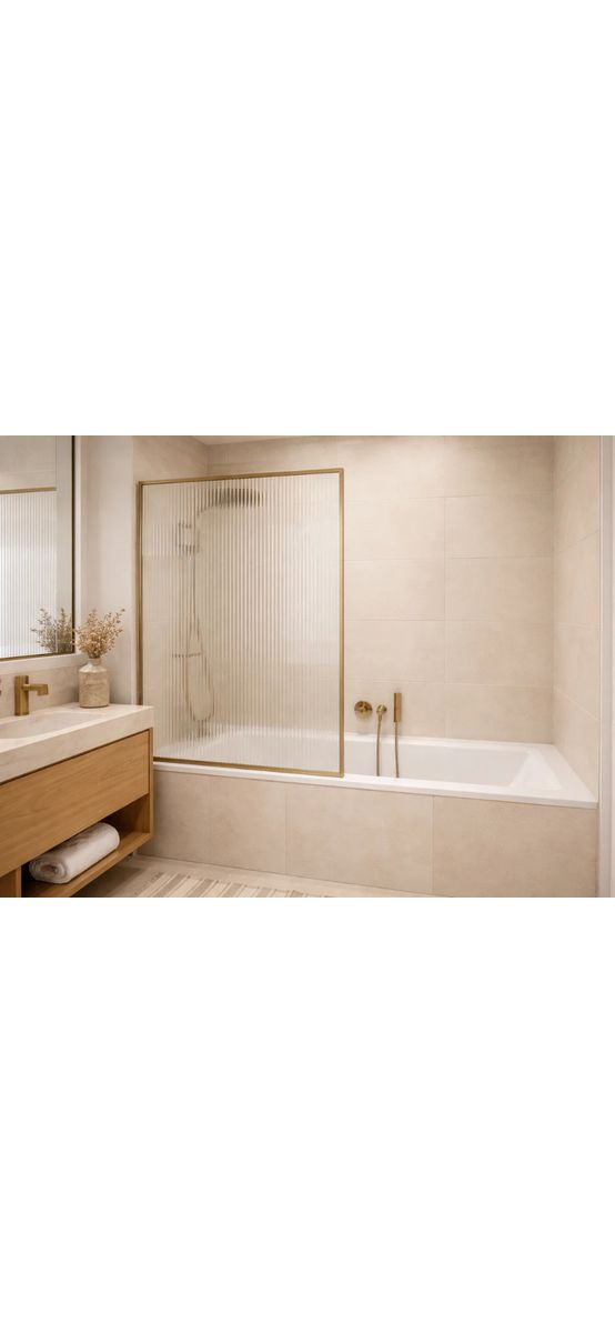 Folie geam autoadezivă pentru cabină duș – efect sticlă canelată embosată, 75x200 cm