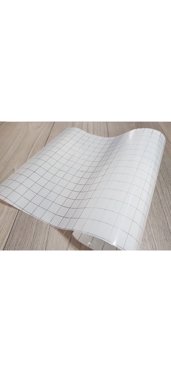 Folie geam autoadezivă, Folina, sablare cu model pătrate albe, rolă de 60x200 cm