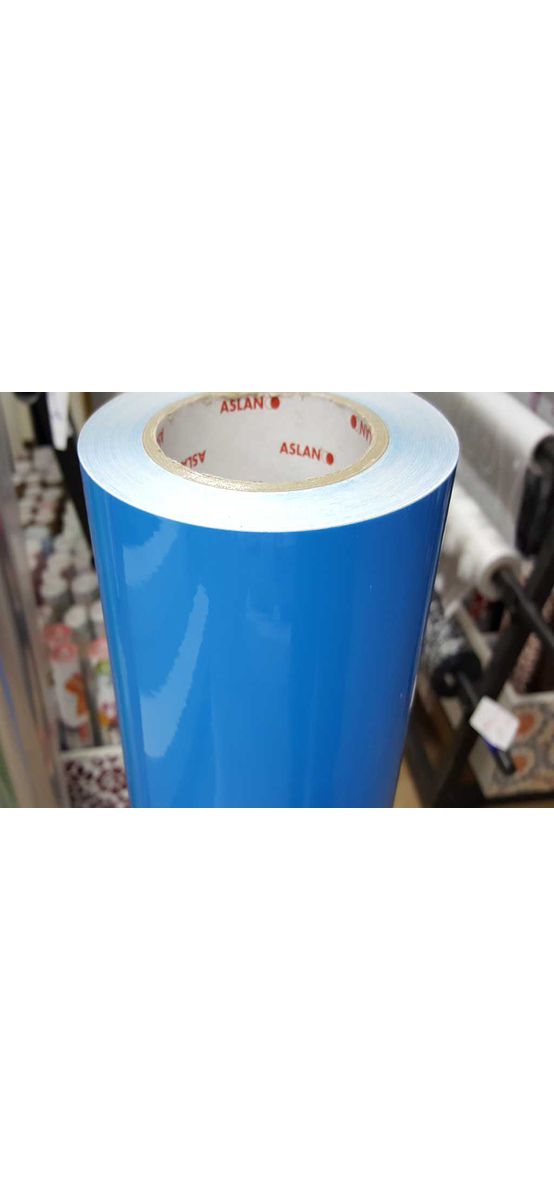 Autocolant tablă de scris cu marker whiteboard albastru, Aslan, lăţime de 122 cm