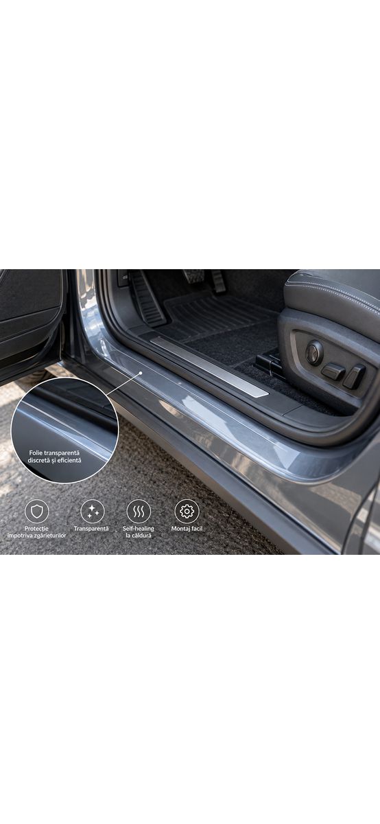 Folie transparentă de protecție TPH cu autovindecare, 10 cm x 5 m