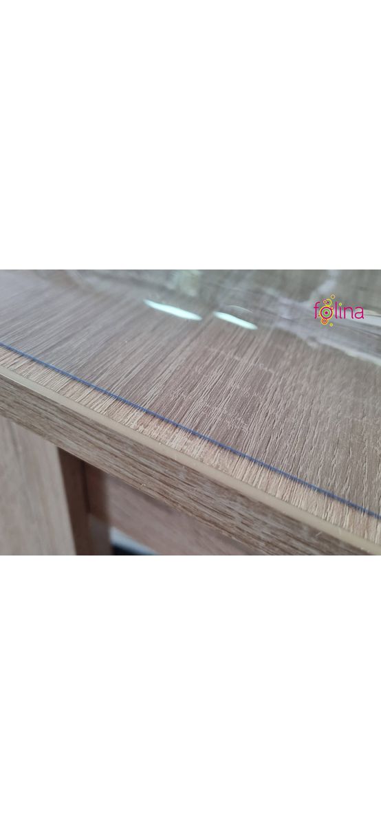 Folie protecţie din PVC 1 mm transparent, fără adeziv, cu o tentă ușor albăstruie, 137 cm lăţime
