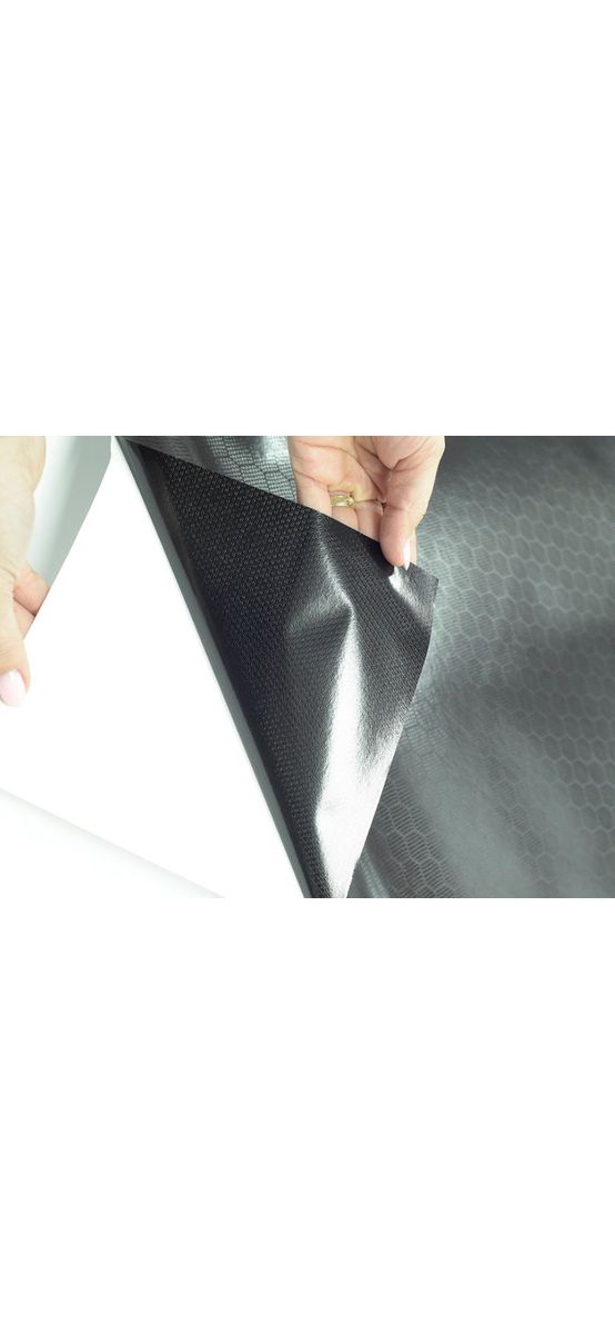Folie Carbon Tech Black - pentru colantări interior auto - 75x200 cm