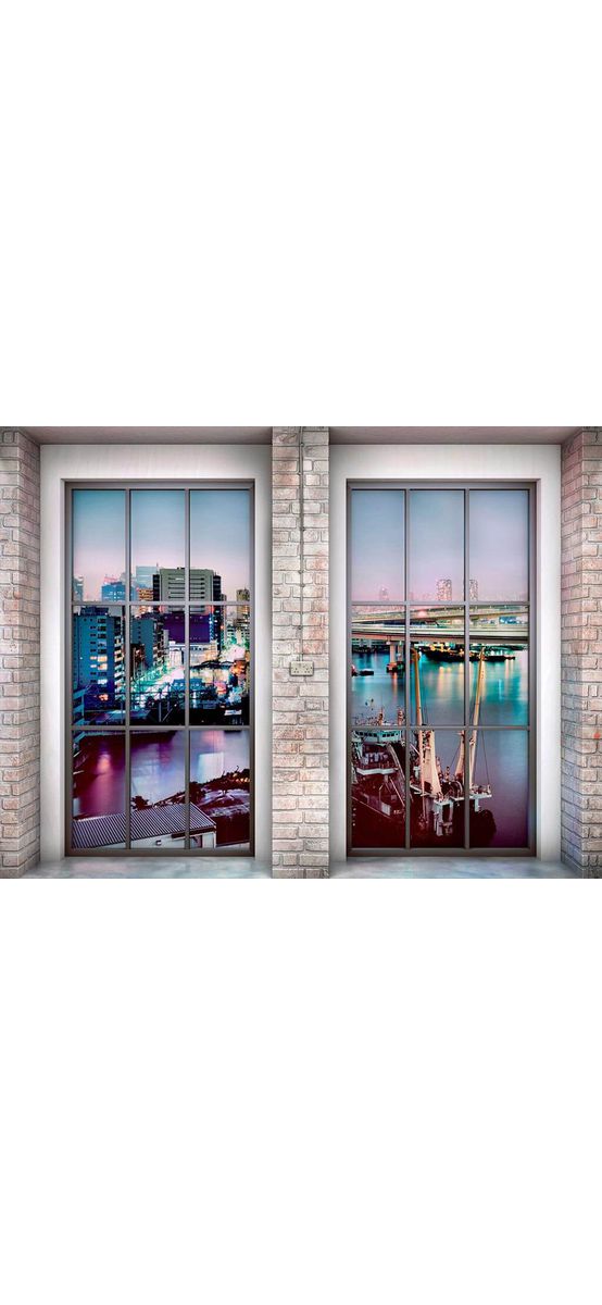 Fototapet 3D Loft, Komar, peisaj urban, 368x248 cm