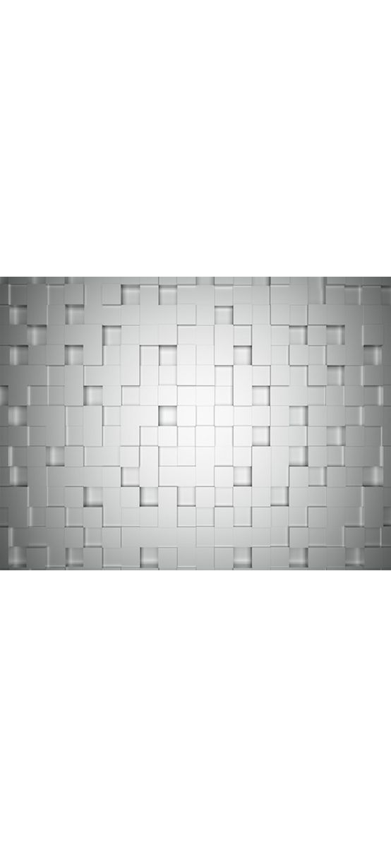 Fototapet 3D Cubes, WG, model pătrate argintii, 366x254 cm
