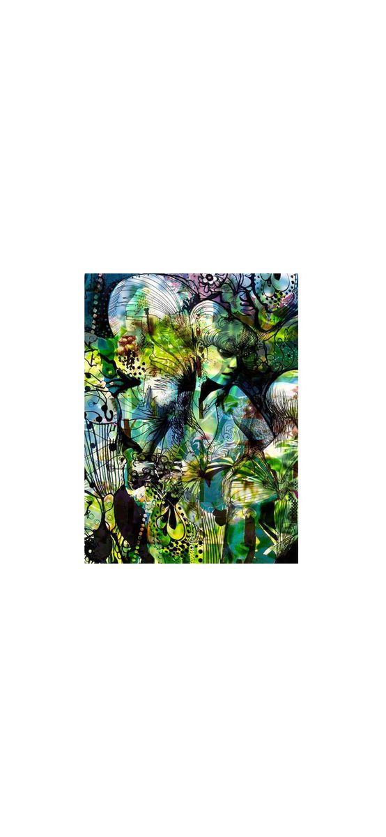Fototapet abstract Aphrodite's Garden, Komar, model floral, dimensiune fototapet 184x254 cm