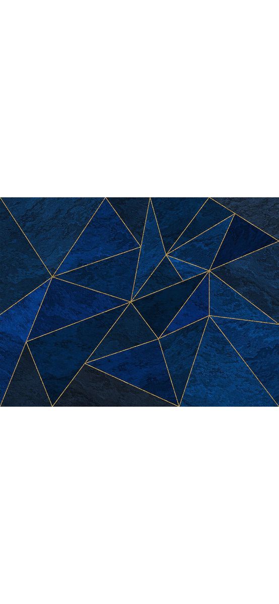 Fototapet La Mer, Komar, model geometric albastru, vlies, 400x280 cm