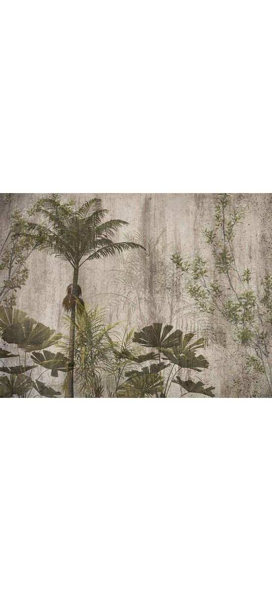 Tapet baie Hidden Jungle, peisaj junglă, material Brush cu Water System rezistent la apă