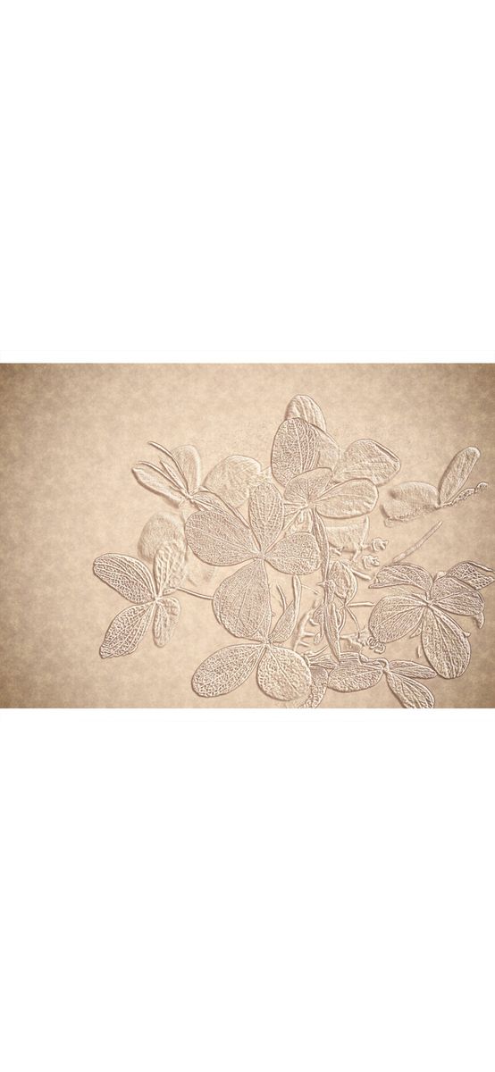 Fototapet floral bej, Fall Leaves, 400x260 cm