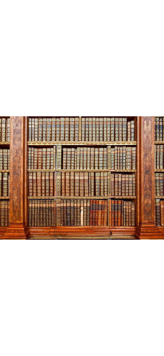 Fototapet Bibliotecă, Dimex, model bibliotecă cu design clasic, 375x250 cm