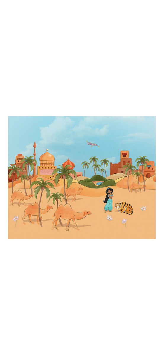 Fototapet Disney, Komar, Jasmine în deşert, vlies, 300x250 cm