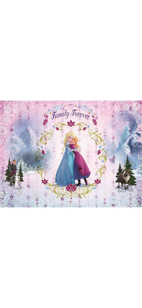 Fototapet Frozen Family Forever, Komar, pentru copii, multicolor
