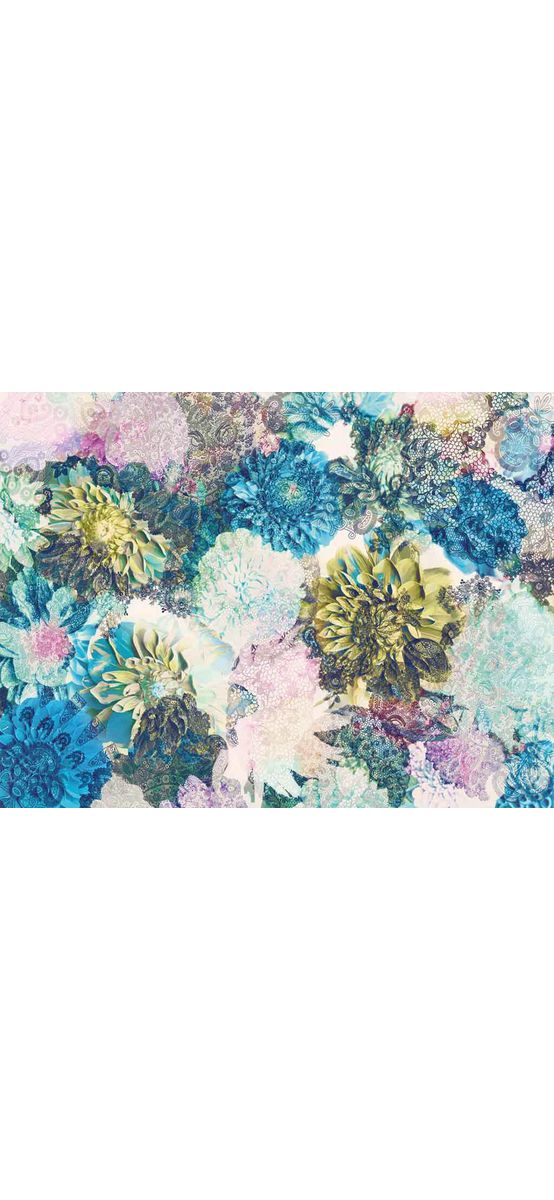Fototapet floral Frisky Flowers, Komar, multicolor-368x254 cm
