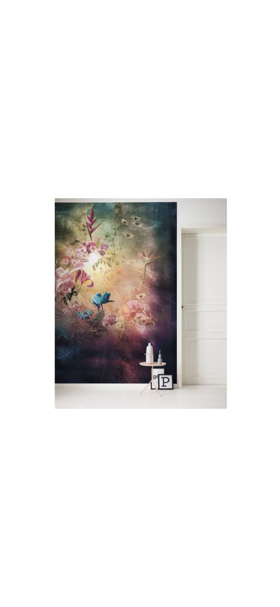Fototapet floral Enlightenment, Komar, model multicolor, dimensiune fototapet 200x250 cm