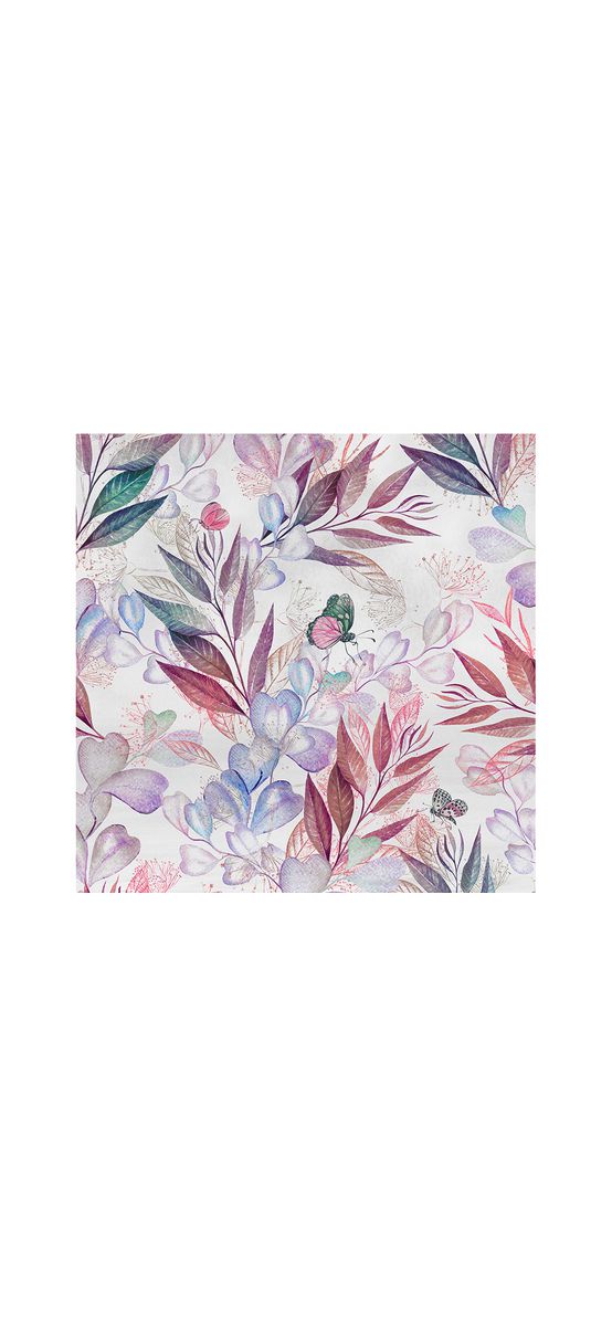 Fototapet floral mov Eucalyptus, Komar, 250x250 cm