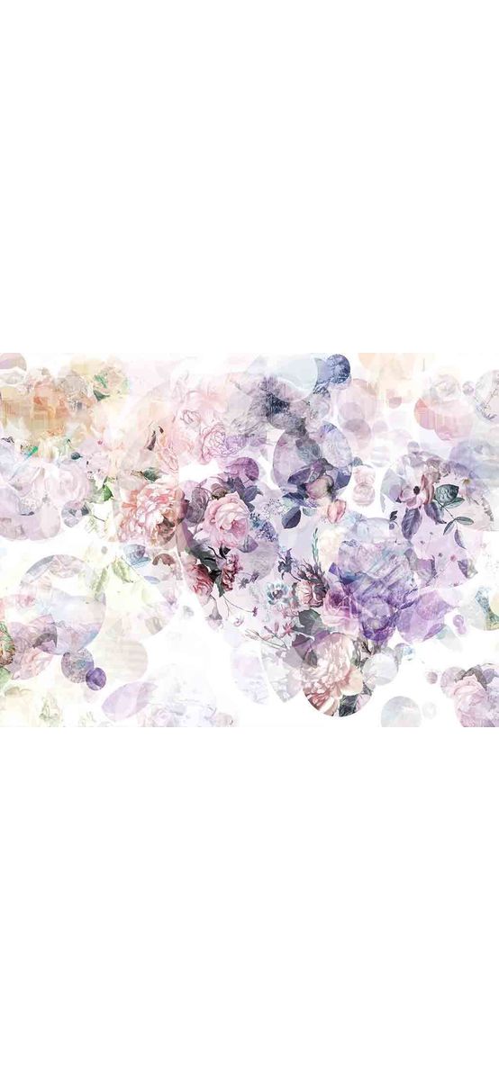 Fototapet floral Wish, Komar, multicolor, 368x248 cm