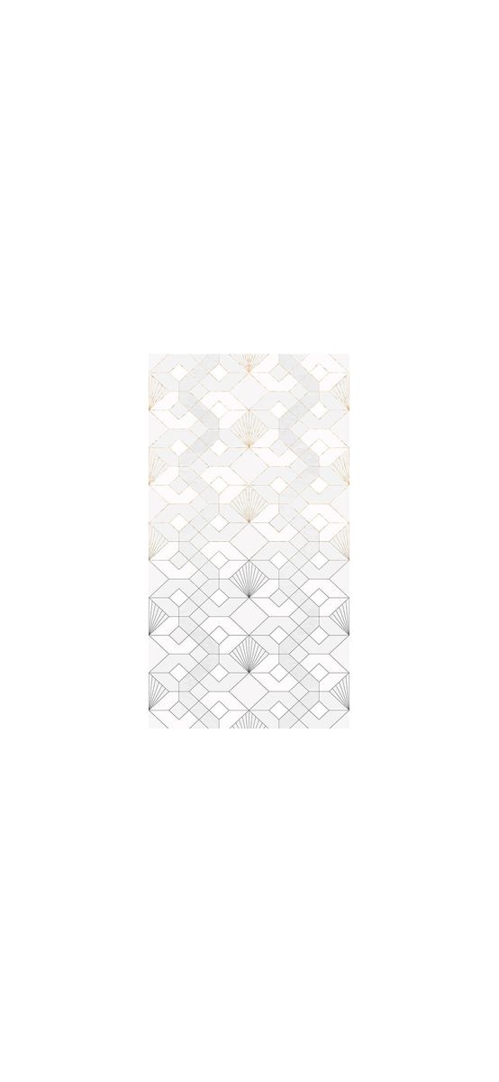 Fototapet Coquilles Blanches, Komar, model geometric gri, 150x280 cm