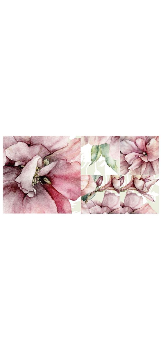 Fototapet floral La Flor, Komar, print digital, 300x280 cm