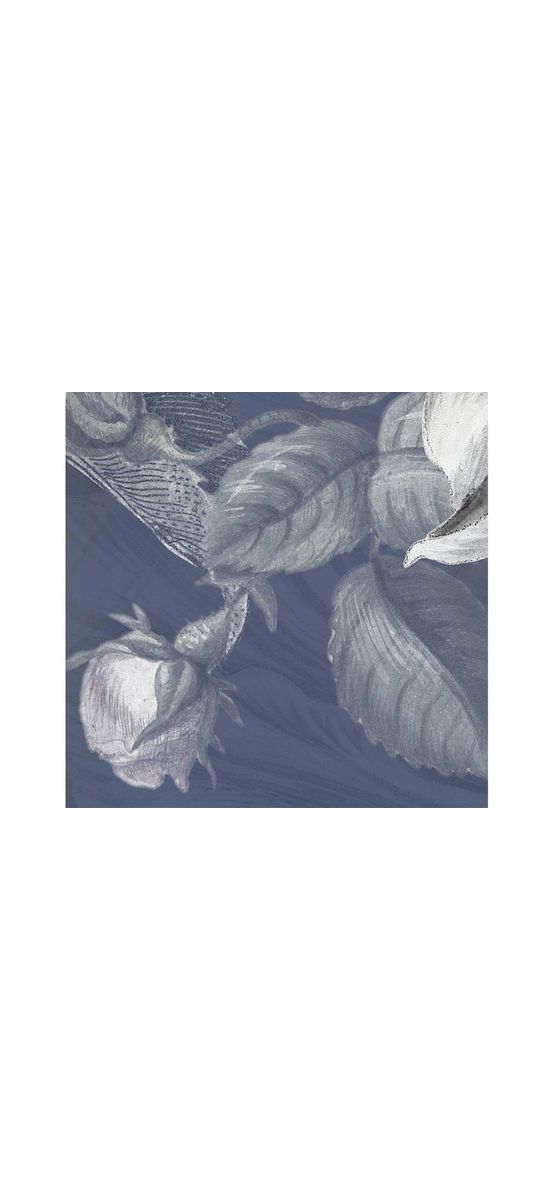 Fototapet floral Merian Blue, Komar, vlies, 350x250 cm