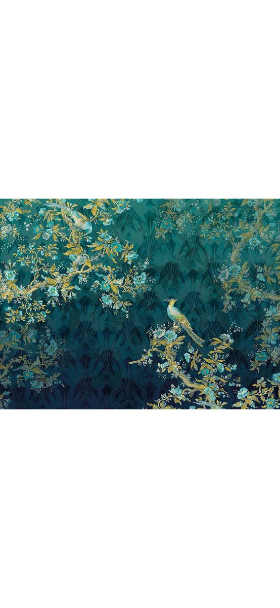 Fototapet Paradis, Komar, model abstract, turcoaz, 350x260 cm