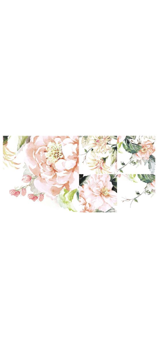 Fototapet floral Nasrin, Komar, print digital, 300x280 cm