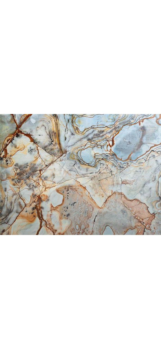 Fototapet marmură albastră, Komar Marble, pe suport vlies, 400x250 cm