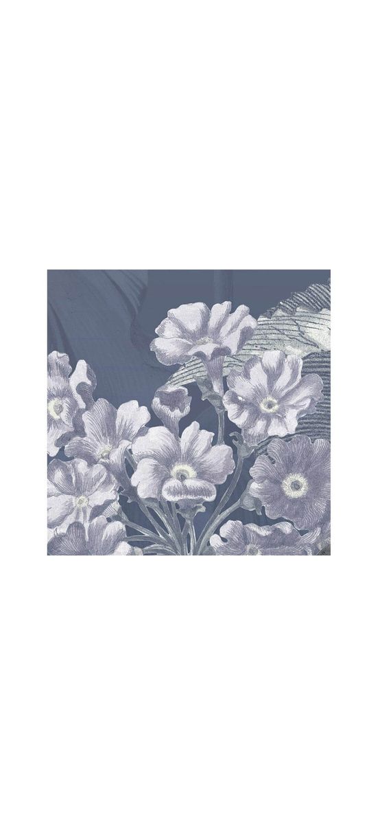 Fototapet floral Merian Blue, Komar, vlies, 350x250 cm