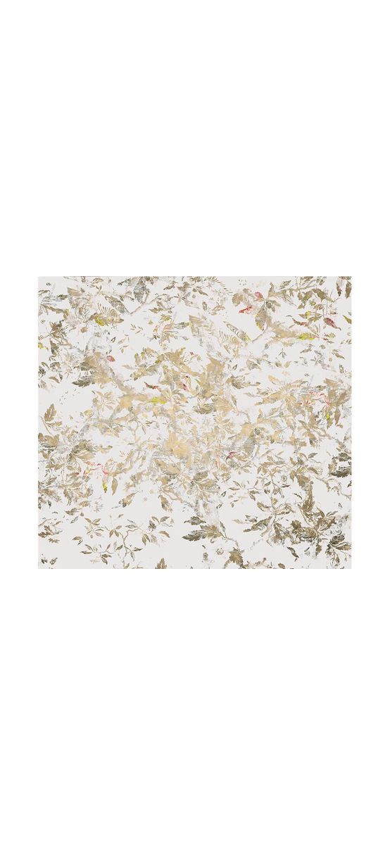 Fototapet Golden Feathers, Komar, accente metalice aurii, 300x280 cm