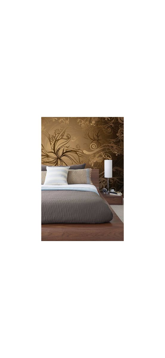 Fototapet abstract în nuanţe de bej şi maro Komar Gold, adeziv inclus, dimensiuni 368x254 cm