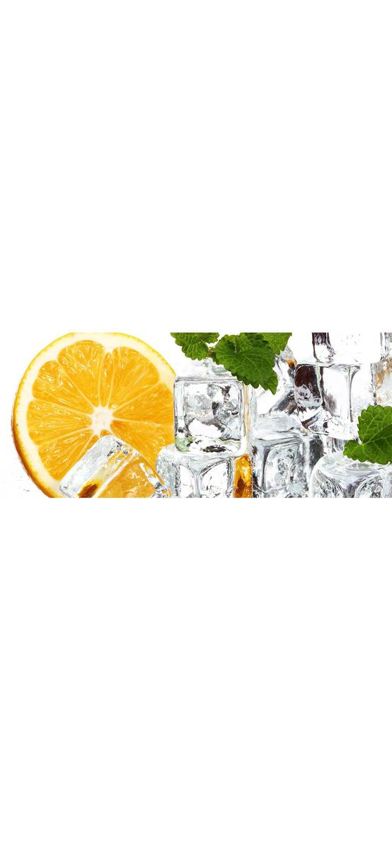 Fototapet bucătărie Lemon and Ice - 375x150 cm