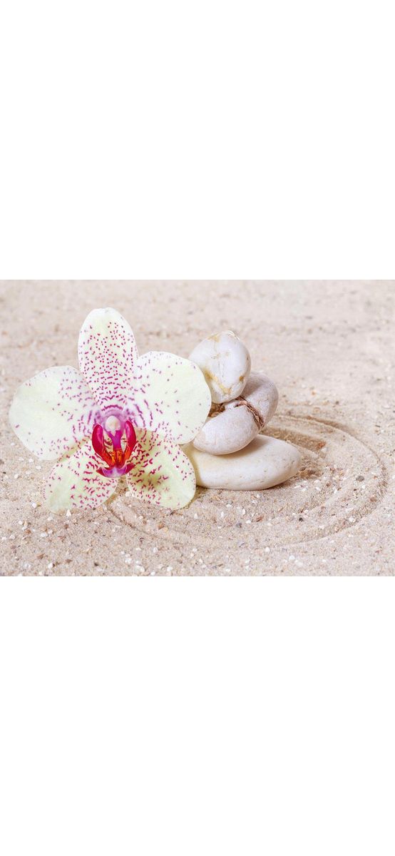 Fototapet floral Relaxation Sand, Dimex, model orhidee, 375x250 cm