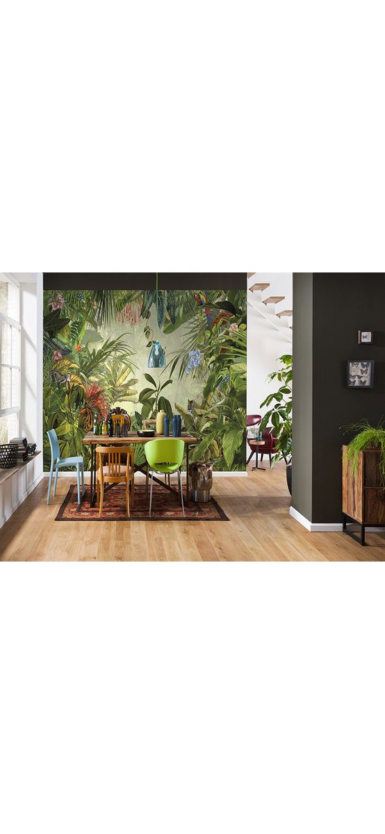 Fototapet peisaj junglă Into the wild, Komar, decor exotic, 368 x 248 cm