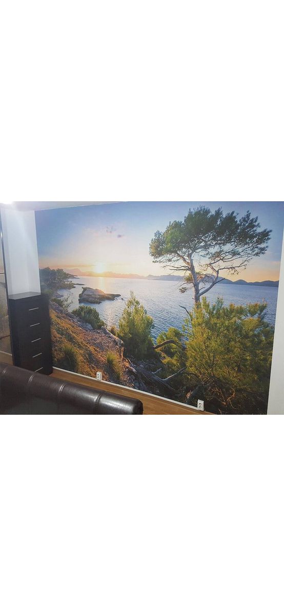 Fototapet Southern Light, Komar, decorațiune cu peisaj apus la mare, fototapet 400x250 cm
