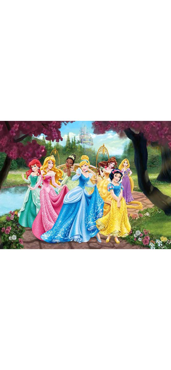 Fototapet prinţesele Disney Princess garden