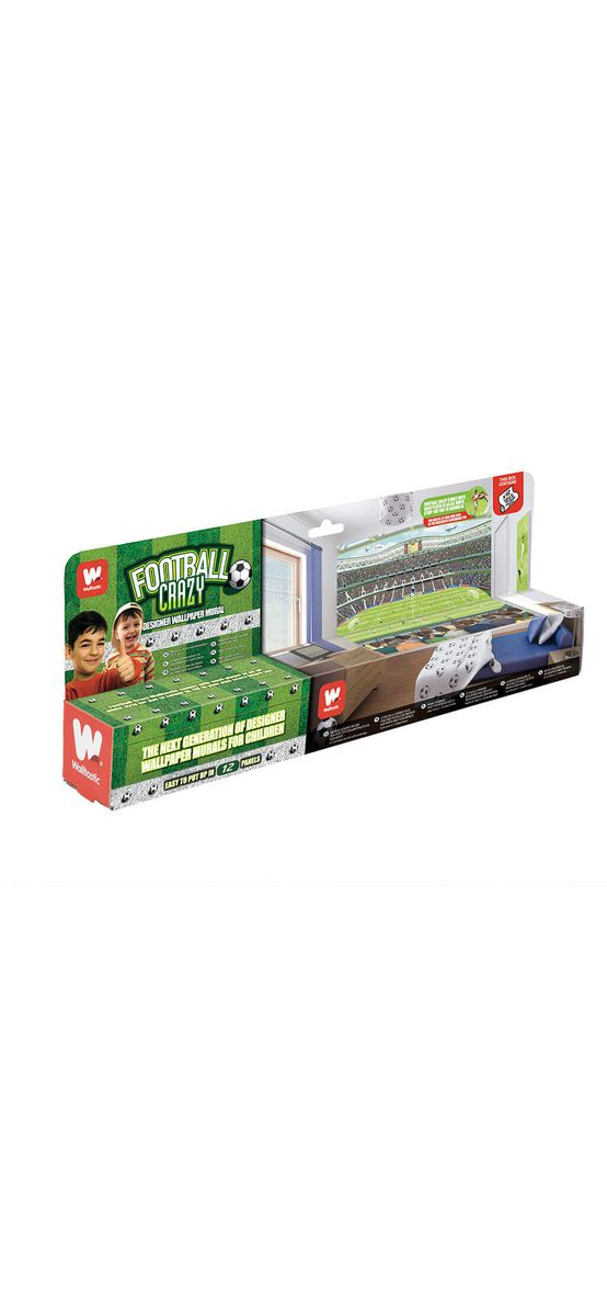 Fototapet teren fotbal, Walltastic, decoraţiune cameră băiat, dimensiune de 304x244 cm