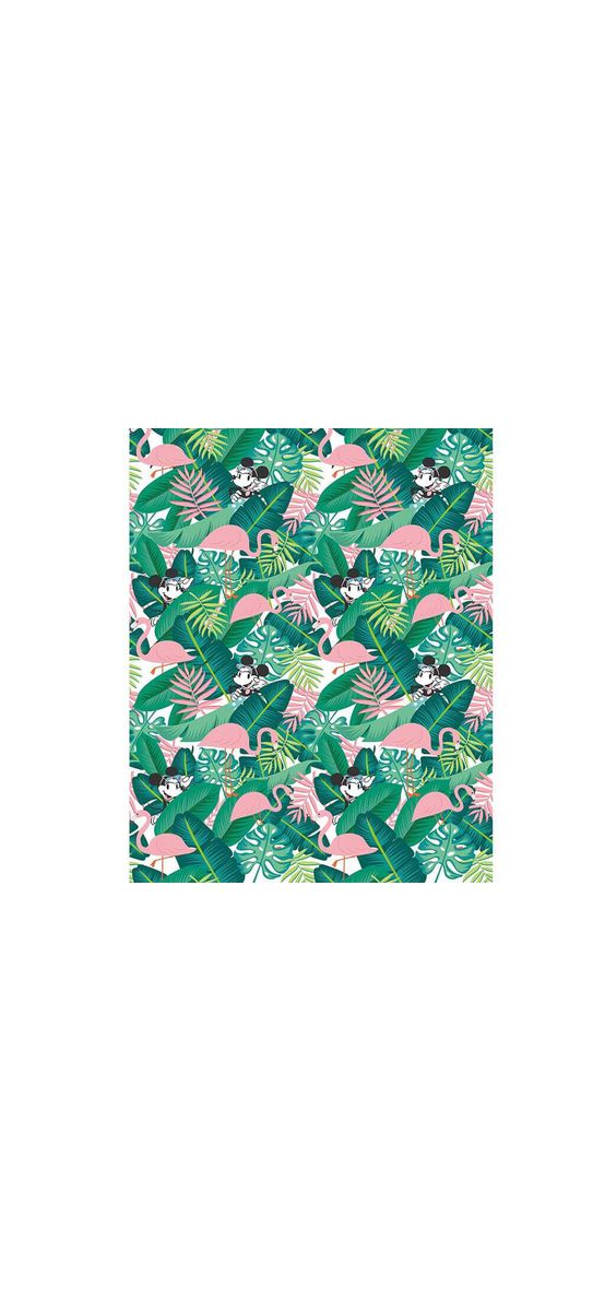 Fototapet camera copii Minnie Tropical, Komar, verde - 200x280 cm