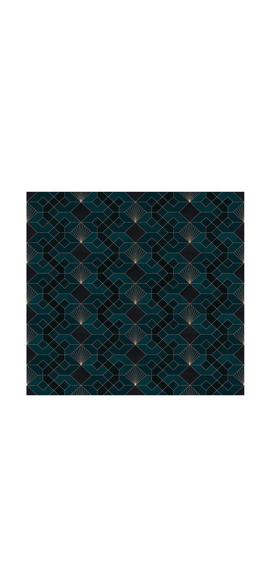 Fototapet Coquille Mer, Komar, model geometric verde, 300x280 cm