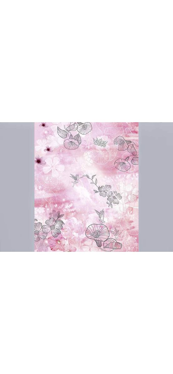 Fototapet vlies Clopoţica Fairytale, Komar, fototapet roz, dimensiuni 200x250 cm