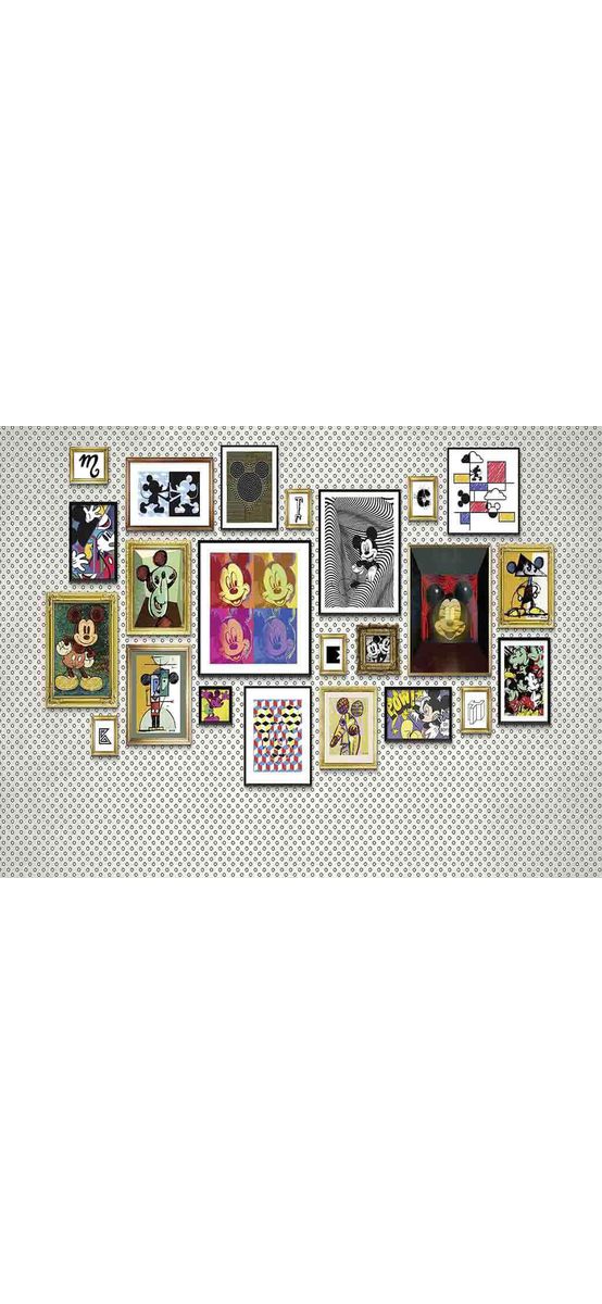 Fototapet vlies Mickey Mouse Art Collection, Komar, fototapet multicolor, dimensiuni 400x250 cm