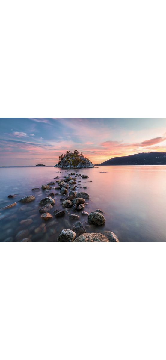 Fototapet marin Whytecliff, Komar, decorațiune cu peisaj multicolor, fototapet 368x254 cm