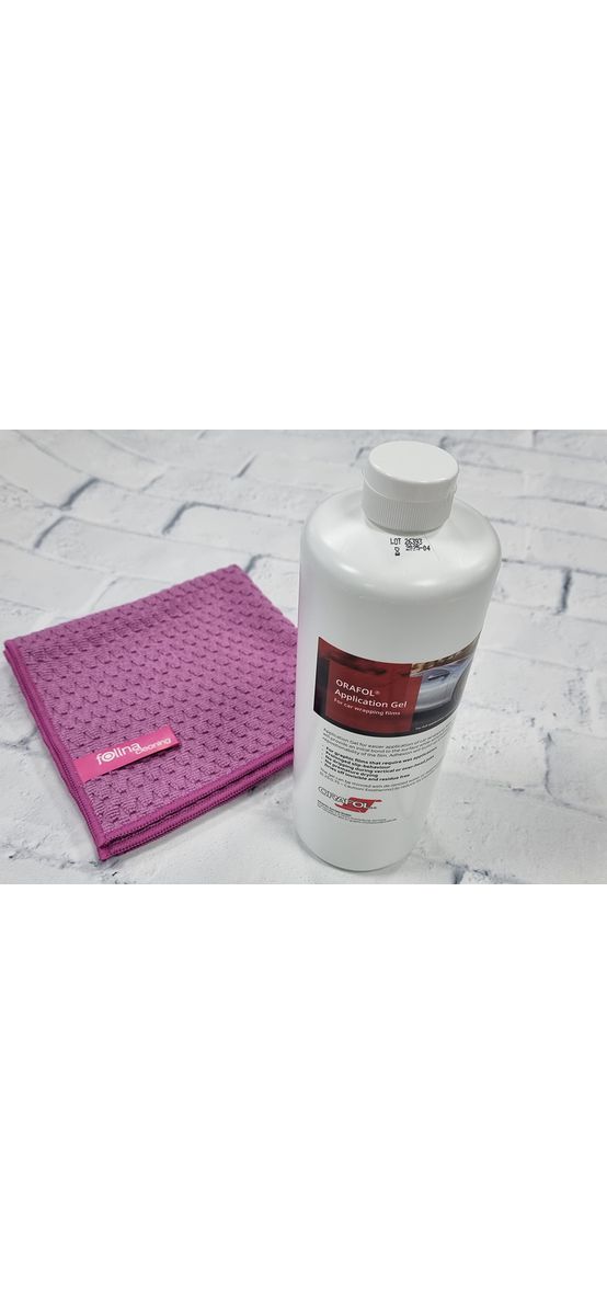 Gel aplicare autocolant, Orafol Application Gel,1000ml, lavetă de curățare inclusă