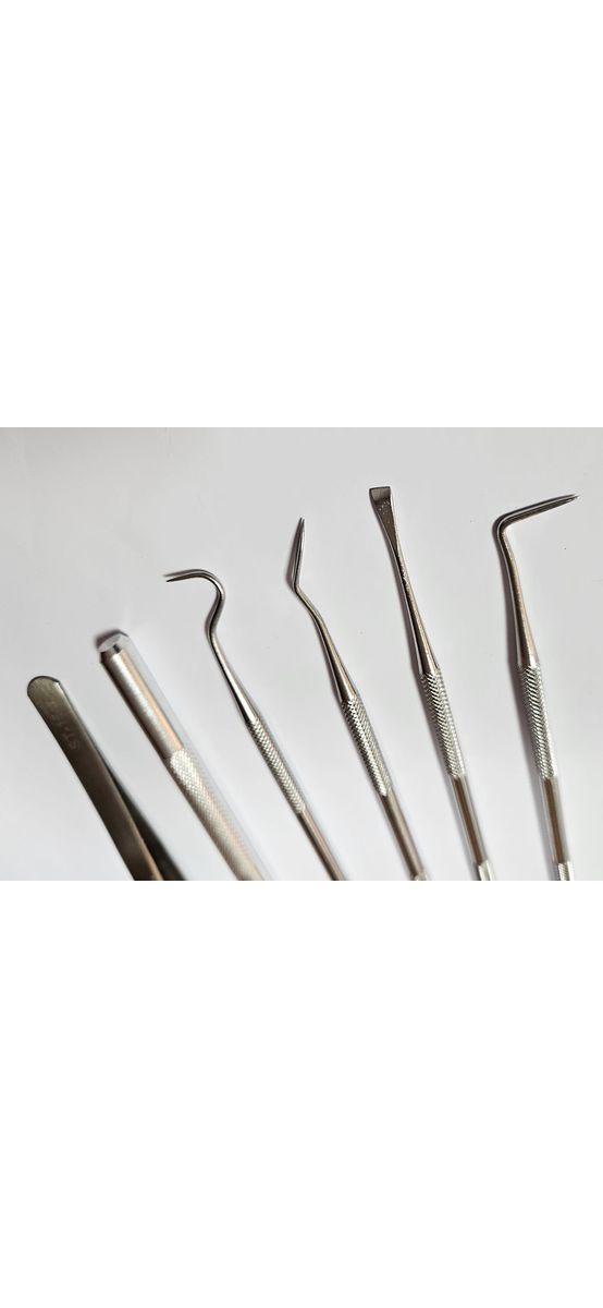 Set profesional crafting: pensetă, cutter precizie cu rezerve, 4 unelte de detaliu – Ideal pentru handmade și artizanat