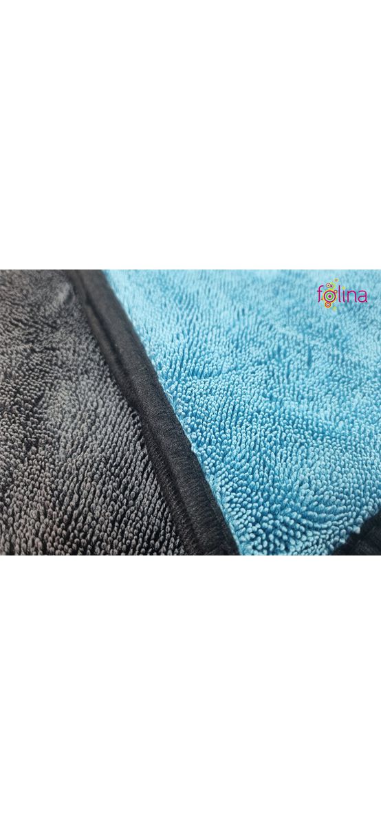 Set 2 lavete microfibră pentru uscare, Folina, 60x40 cm