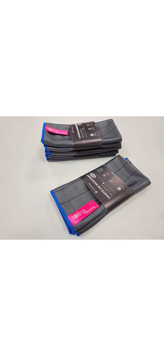 Set 2 lavete microfibră tip carbon pentru curățarea perfectă a suprafețelor din sticlă, 40x40cm