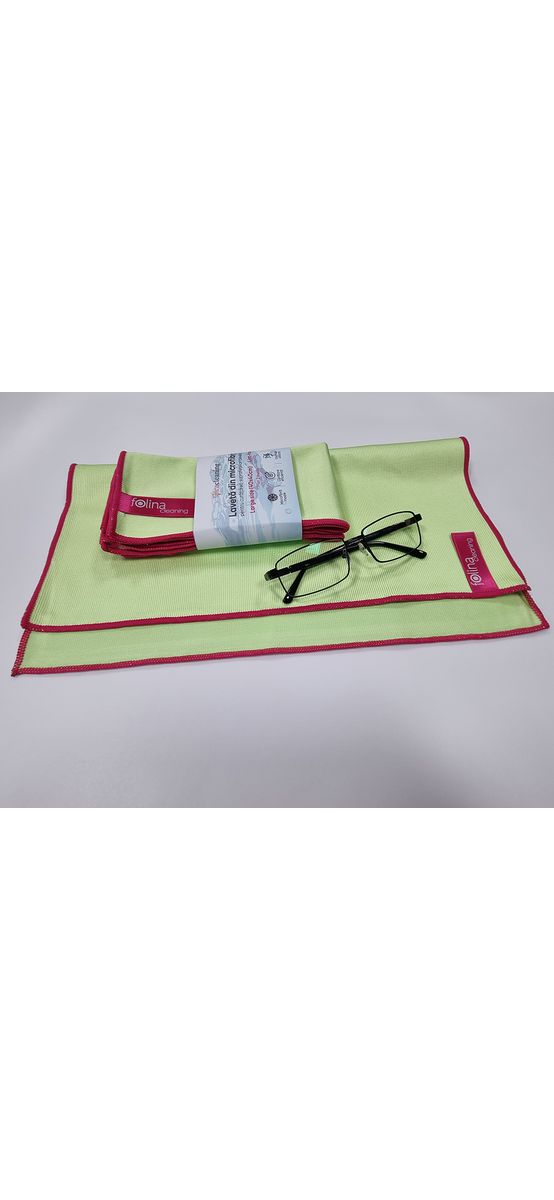 Lavetă din microfibră pentru suprafețe de sticlă - set din 2 bucăți
