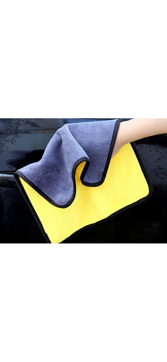 Lavetă din microfibră pentru uscare și ștergere auto sau uz casnic, dimensiunea 30x60 cm, set din 3 bucăți