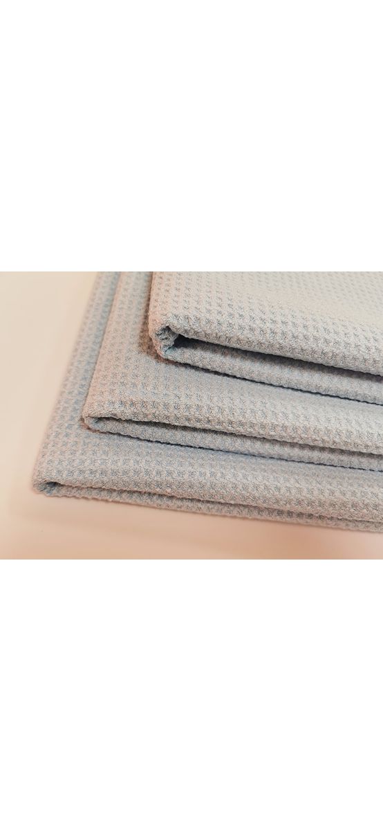 Set 3 lavete microfibră, Folina LVT58 bleu, 60x80cm