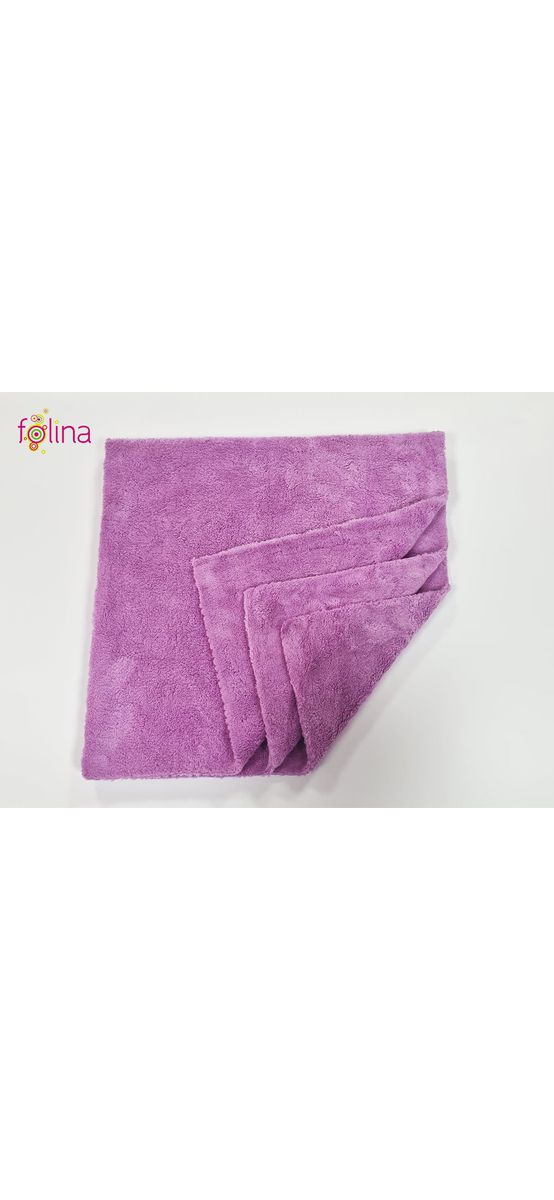 Set 3 lavete microfibră pentru praf, Folina LVT57 mov, 40x40 cm
