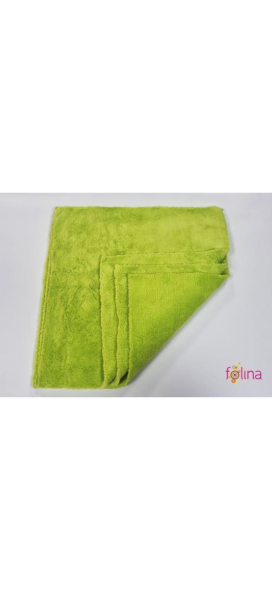 Set 3 lavete microfibră pentru praf, Folina LVT57 verde lime, 40x40 cm