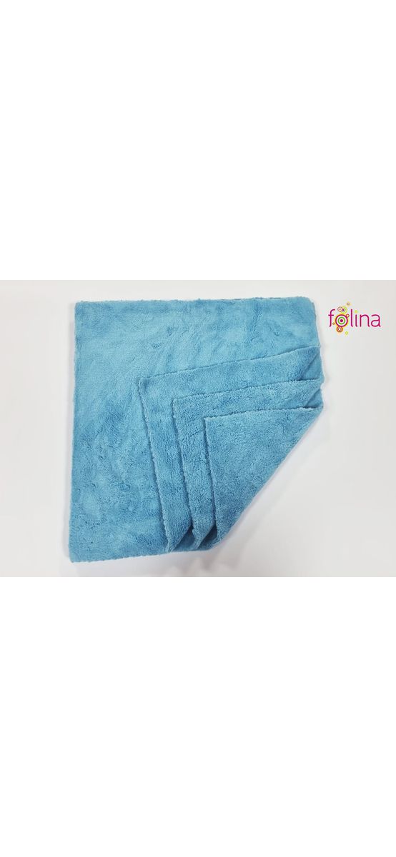 Set 3 lavete microfibră pentru praf, Folina LVT57 bleu, 40x40 cm